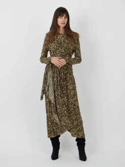 Zeidi Dress in Brown